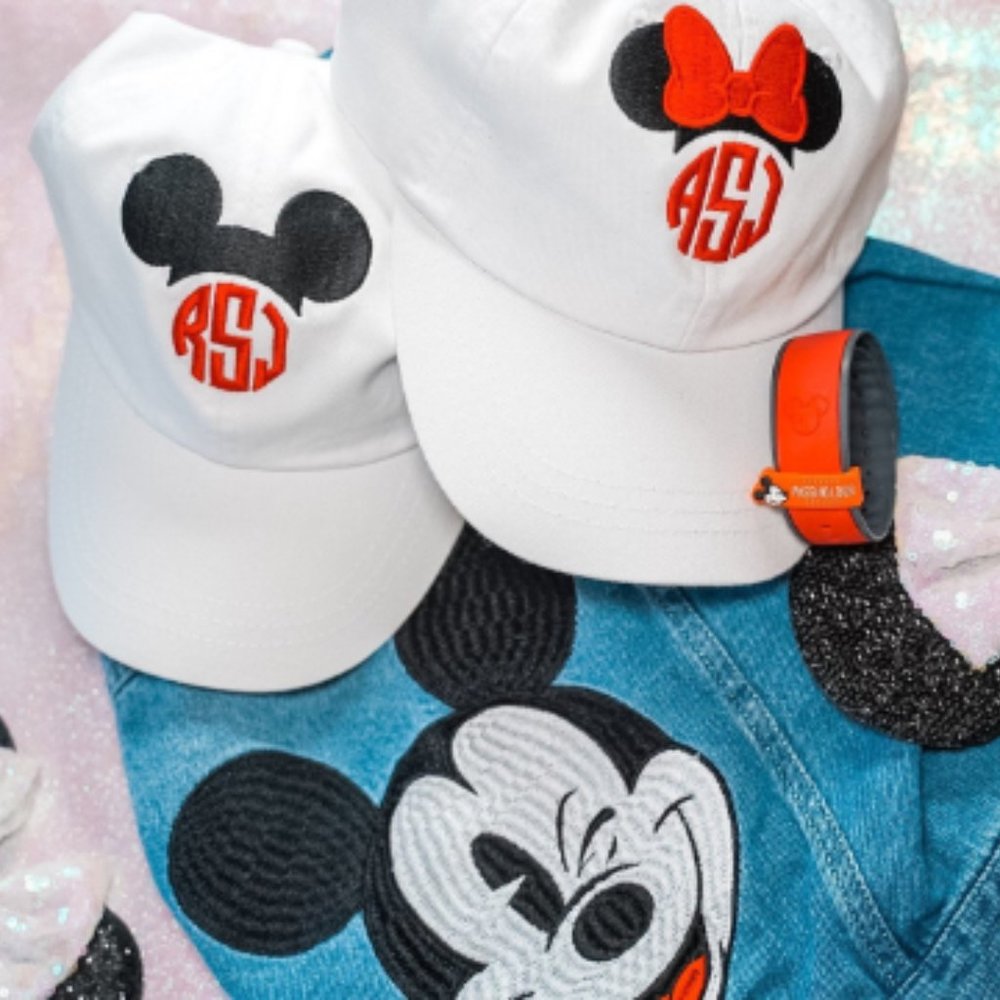 DISNEY CUSTOM MONOGRAM DAD CAP